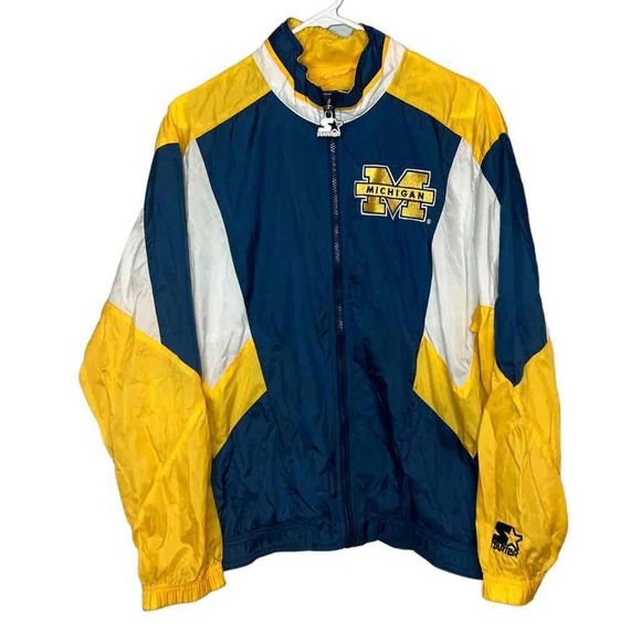 STARTER Jackets & Coats Vintage Starter Michigan Windbreaker Jacket